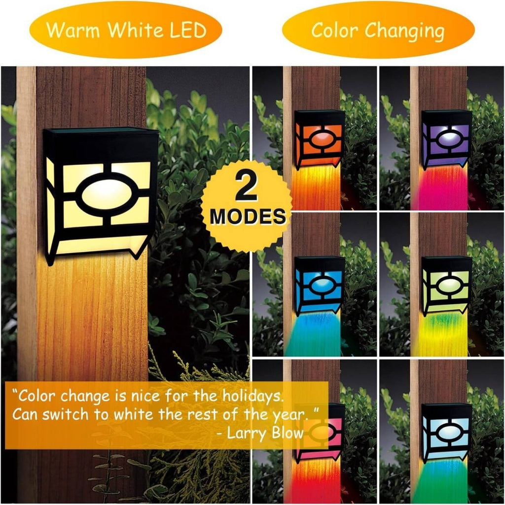 Smart Solar Garden Lights - Pack of 8