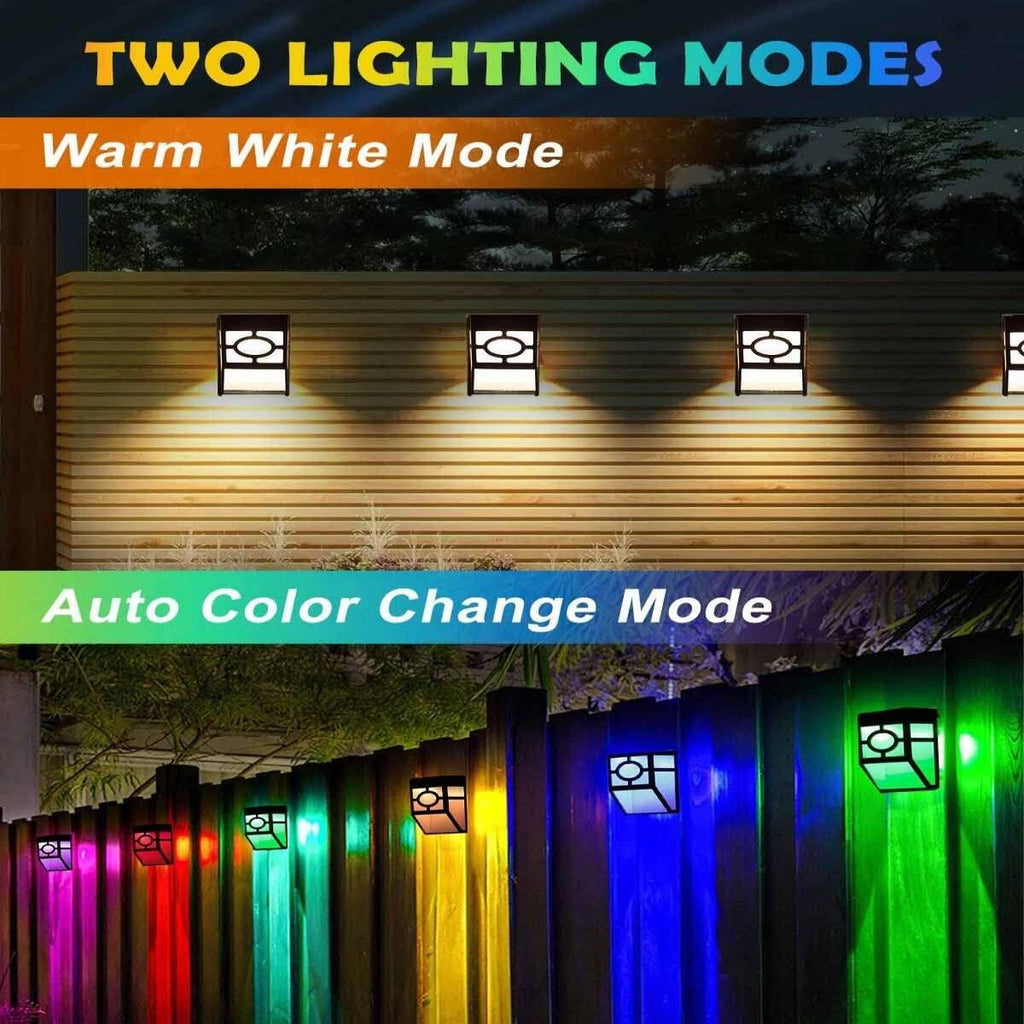 Smart Solar Garden Lights - Pack of 8