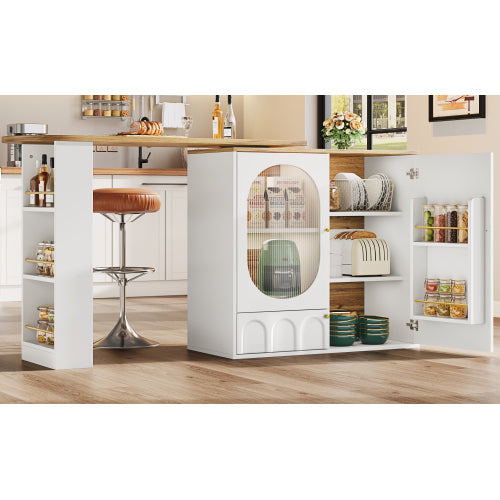 Luxury Rotating Bar Table with Storage