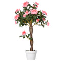 Luxury Artificial Pink Rose Tree - 90cm