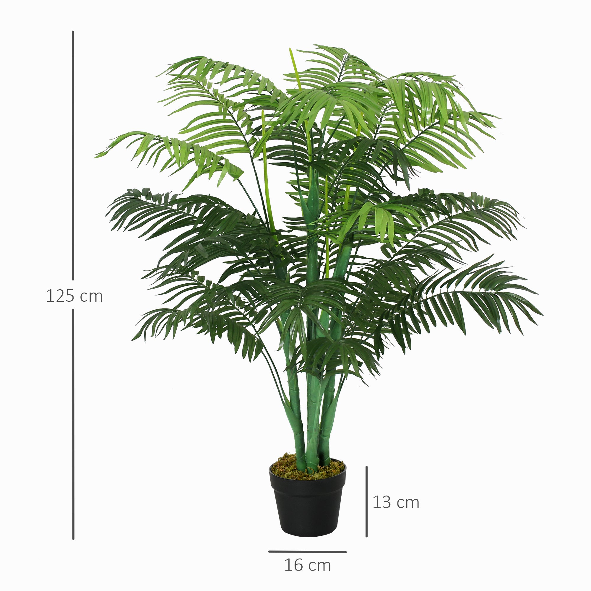 Luxury Artificial Palm Tree - 125cm