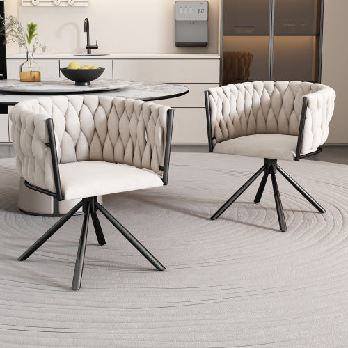 Luxury Velvet Dining Chair Set