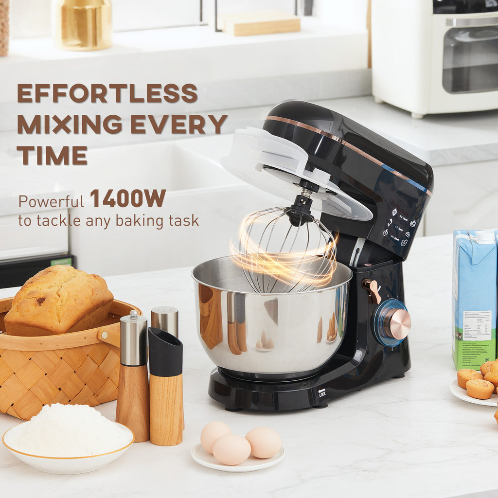 Premium 5L Stand Mixer with Stainless Steel Bowl