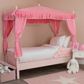 Nico Pink Princess Palace Canopy Single Bed
