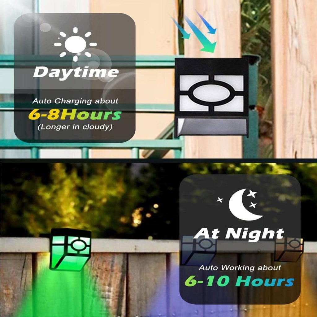 Smart Solar Garden Lights - Pack of 8