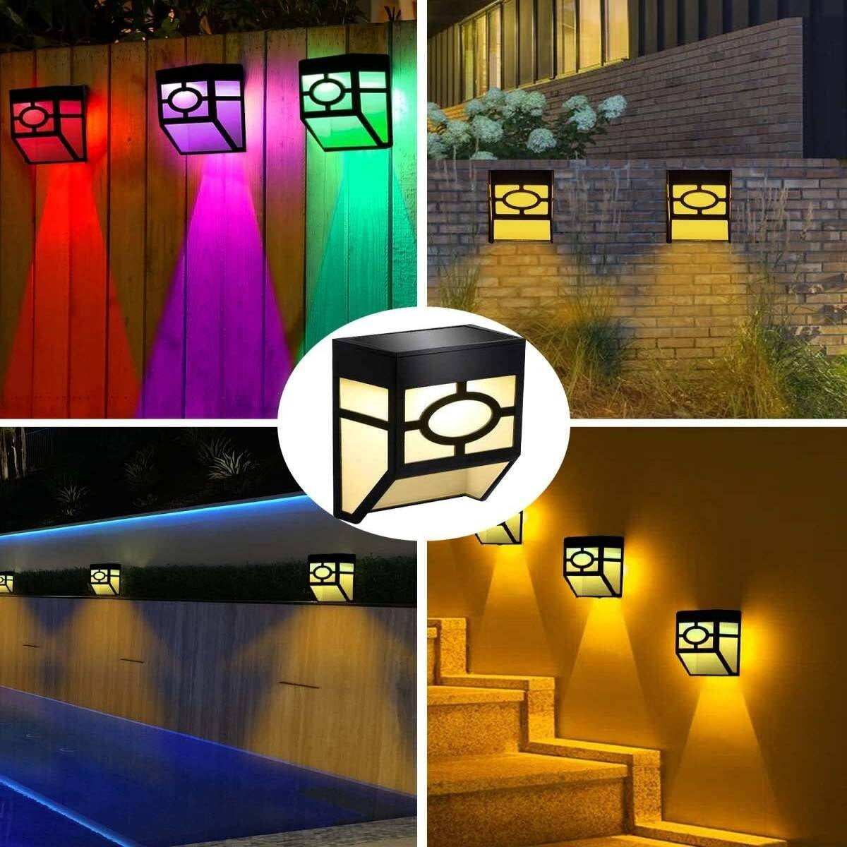 Smart Solar Garden Lights - Pack of 8