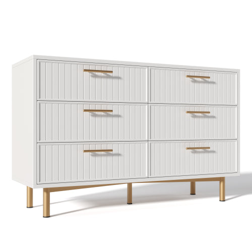 Modern Luxury Sideboard Cabinet with 6 Drawers