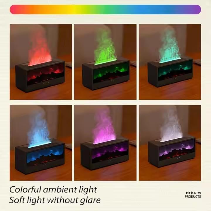 Luxury Volcano Flame Aroma Diffuser & Humidifier