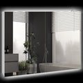 Luxury LED Bathroom Mirror Cabinet with Smart Light & Storage 90x70cm