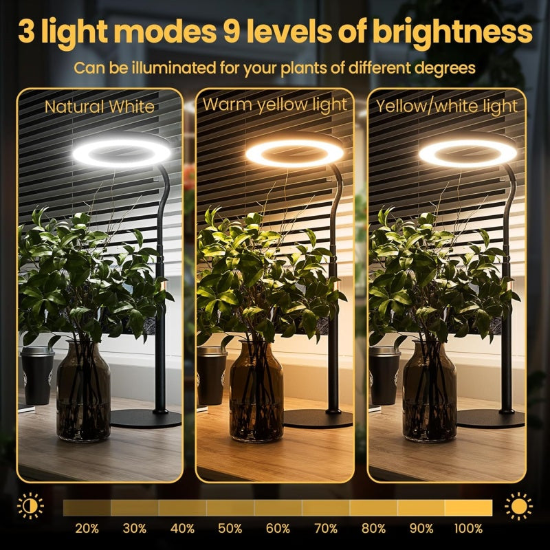 Smart LED Grow Light for Indoor Plants
