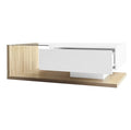 Premium High Gloss Coffee Table with LED Lights & Storage