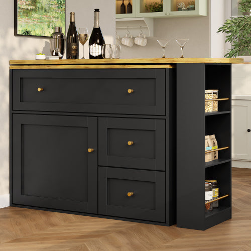 Luxury Extendable Bar Table with Storage