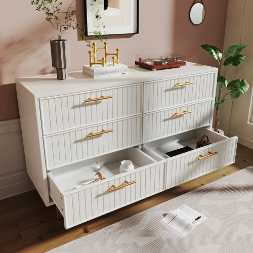 Modern Luxury Sideboard Cabinet with 6 Drawers