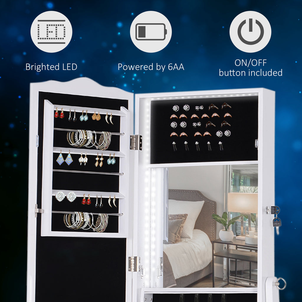 Luxury LED Jewellery Mirror Cabinet