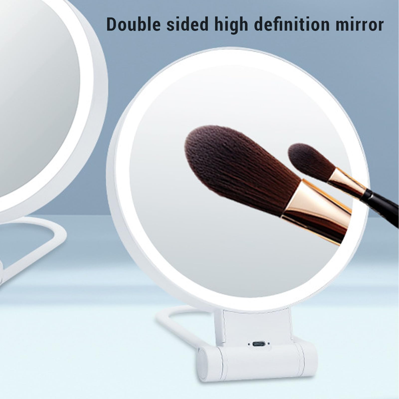 LED Makeup Mirror with 20x Magnifying Glass