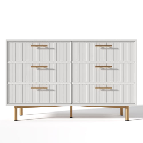 Modern Luxury Sideboard Cabinet with 6 Drawers