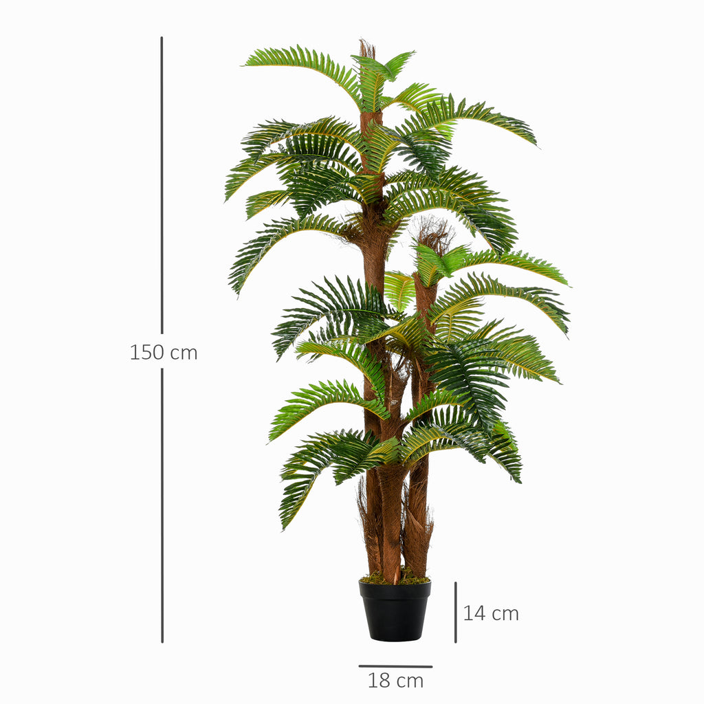 Luxury Artificial Tropical Fern Tree - 150cm