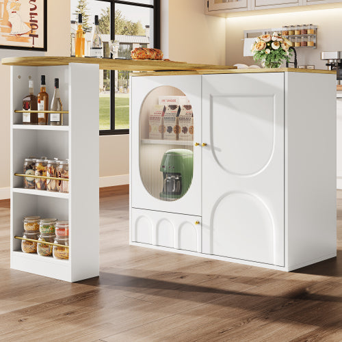 Luxury Rotating Bar Table with Storage