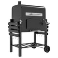 Premium Charcoal BBQ Grill with Shelves