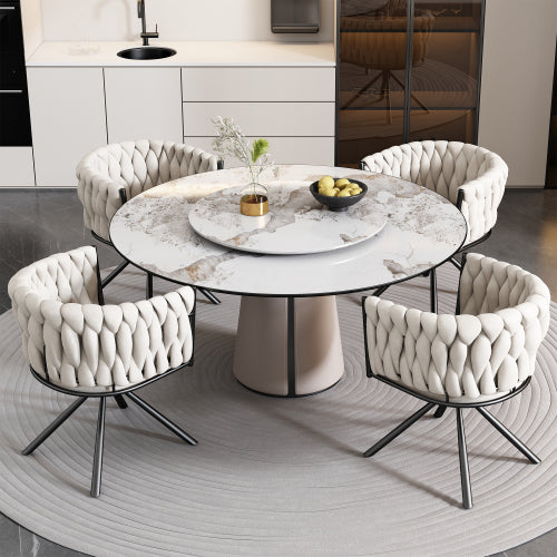 Luxury Velvet Dining Chair Set