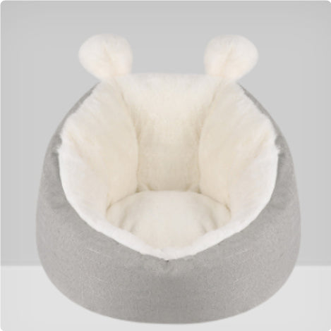 Luxury Cosy Pet Bed - Soft Plush Puppy Sleeping Nest
