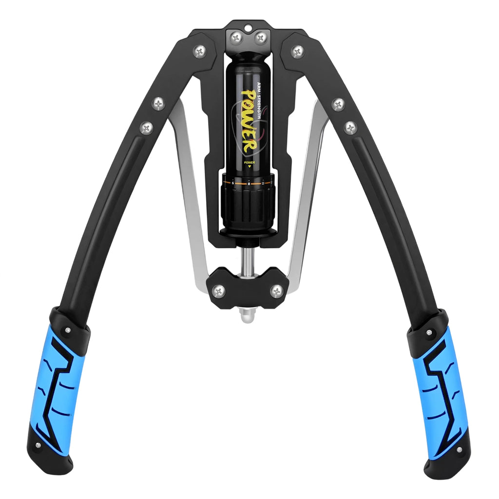 Hydraulic Power Twister Arm Exerciser, Adjustable 10–200kg Resistance for Chest, Arms & Shoulders, Blue/Black