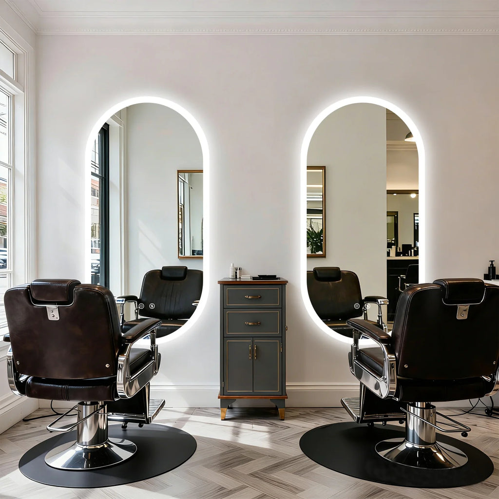 Oval LED Bathroom Mirror – Backlit, Anti-Fog & Touch Sensor | 3 Sizes