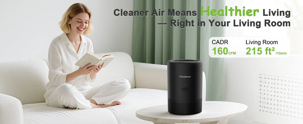 Smart WiFi Air Purifier – H13 HEPA, App & Alexa Control, PM2.5 Monitor | Pet & Home