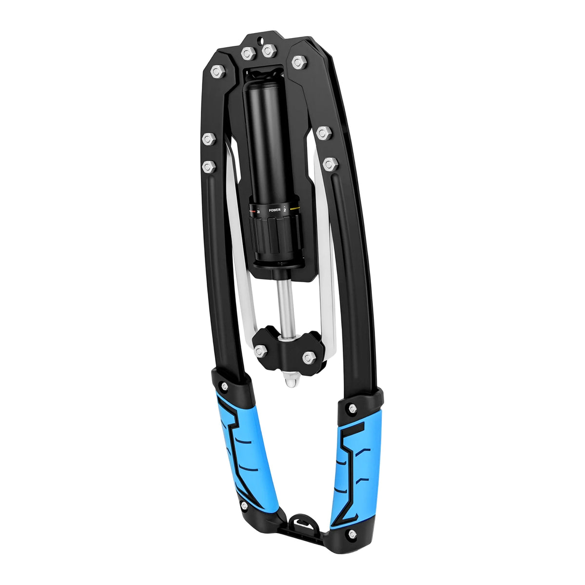 Hydraulic Power Twister Arm Exerciser, Adjustable 10–200kg Resistance for Chest, Arms & Shoulders, Blue/Black