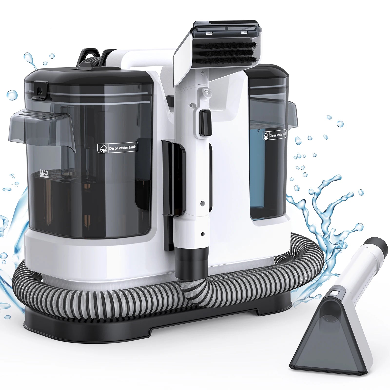 Powerful Carpet & Upholstery Cleaner – 13.5kPa Suction, 1.75L Dual Tank | V5 & V6