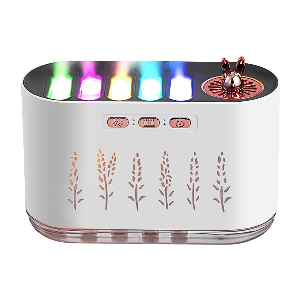 7 Colours LED Music Sync Air Humidifier & Aroma Diffuser with 5 Nozzle Spray