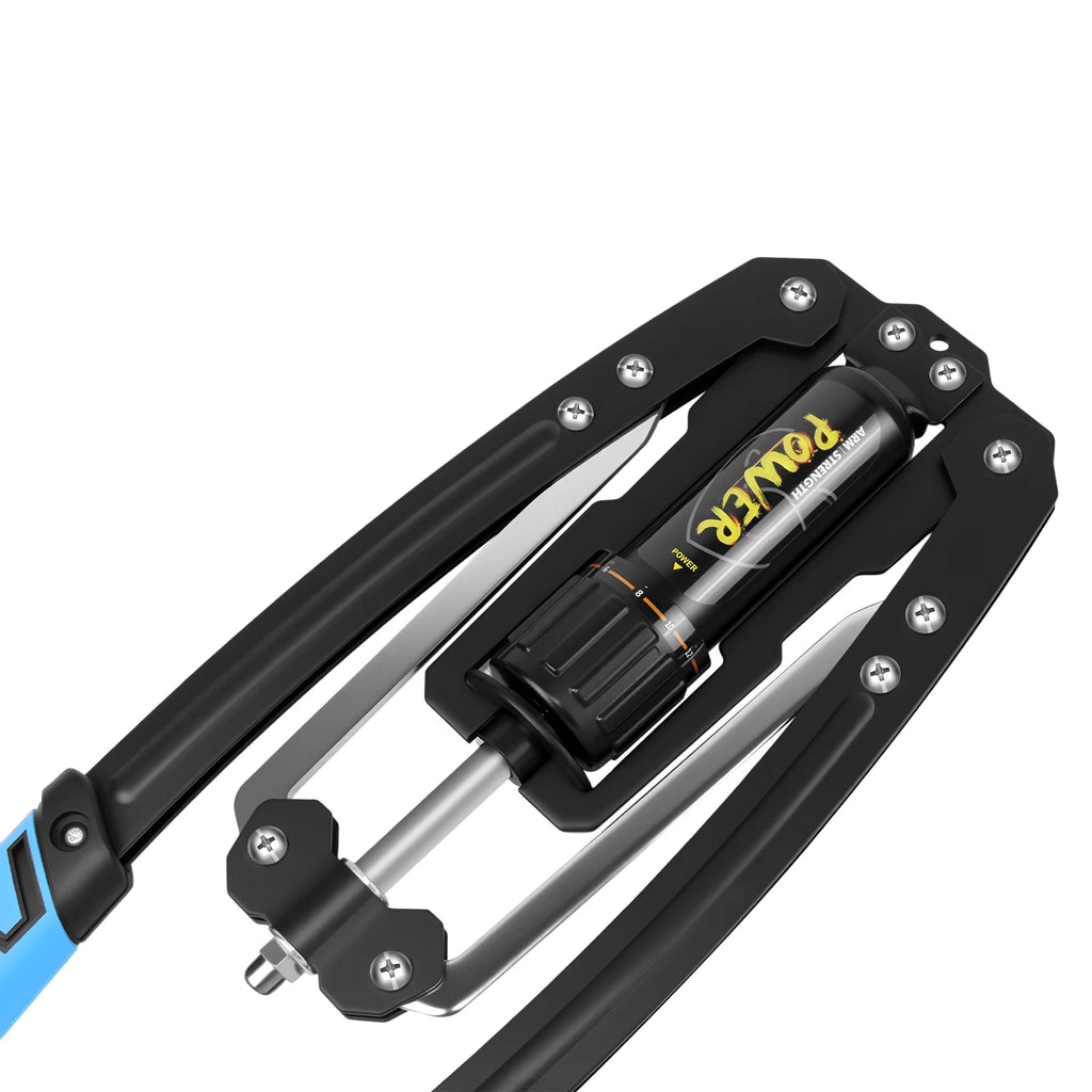 Hydraulic Power Twister Arm Exerciser, Adjustable 10–200kg Resistance for Chest, Arms & Shoulders, Blue/Black