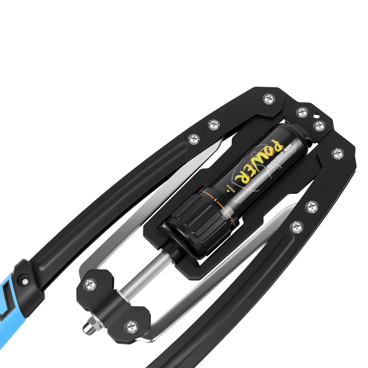 Hydraulic Power Twister Arm Exerciser, Adjustable 10–200kg Resistance for Chest, Arms & Shoulders, Blue/Black