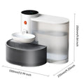 Smart Pet Water Fountain 3L/100oz, Filterless Automatic Cat Water Fountain, Wireless Drinking Dispenser for Cats & Small Dogs