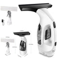 Cordless Rechargeable Window Vacuum Cleaner – 2-in-1 Squeegee & Microfibre Scrubber