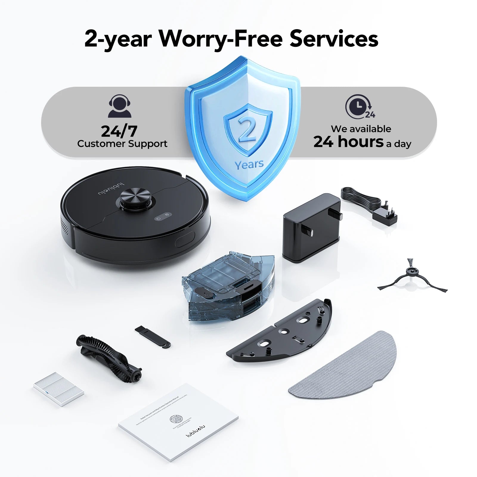 3-in-1 Robot Vacuum, Mop & Sweep – LiDAR Navigation, 5500Pa Suction, App & Alexa Control