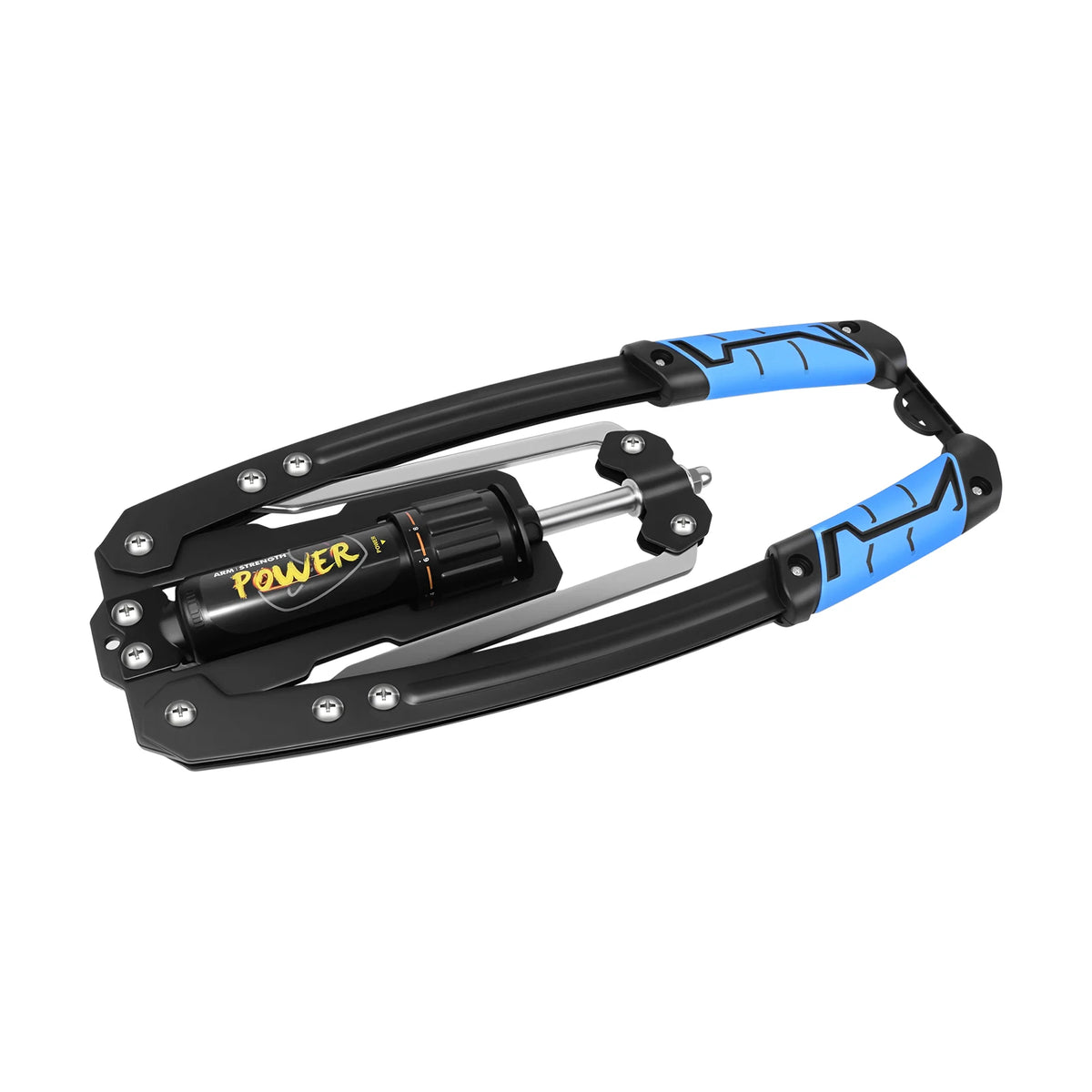 Hydraulic Power Twister Arm Exerciser, Adjustable 10–200kg Resistance for Chest, Arms & Shoulders, Blue/Black