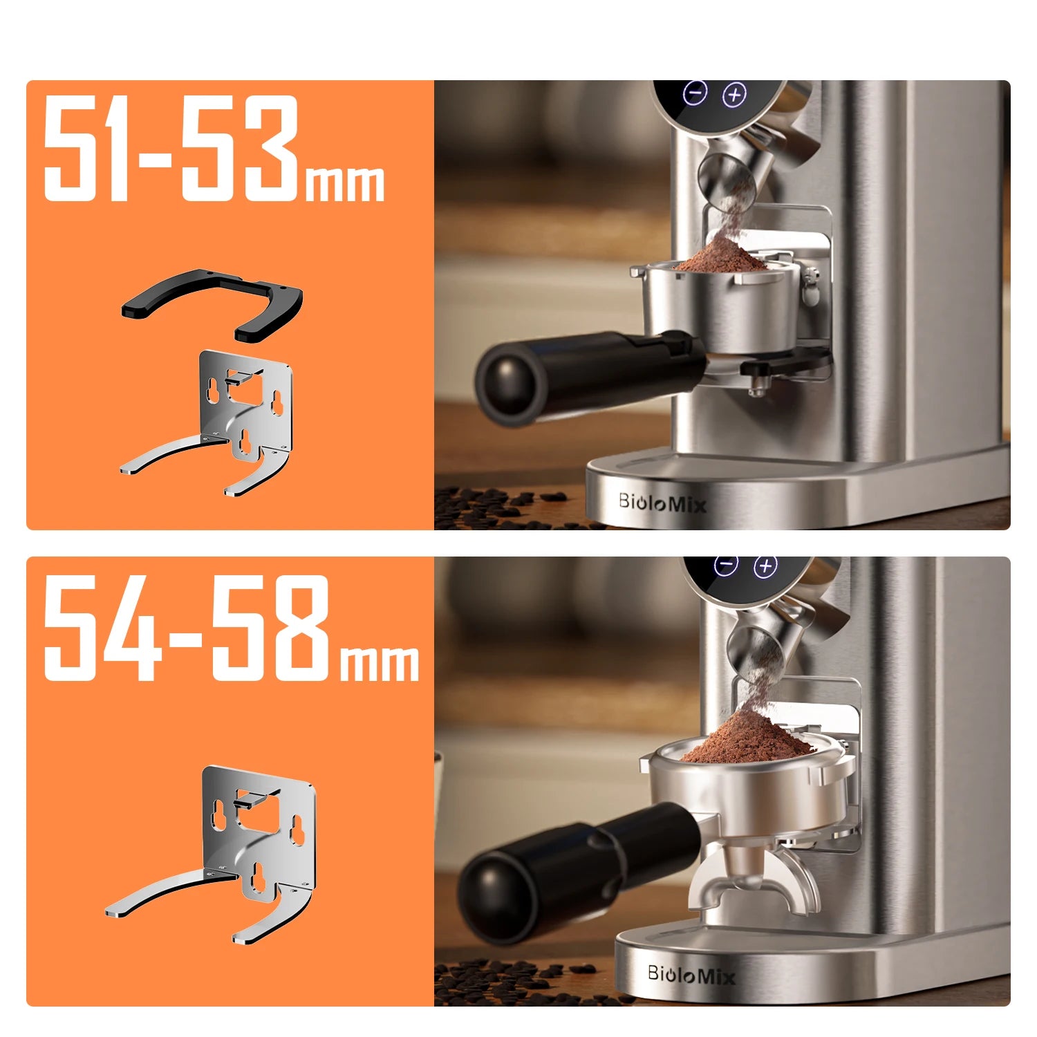 Electric Conical Burr Coffee Grinder – 48 Grind Settings, Anti-Static & Espresso Ready