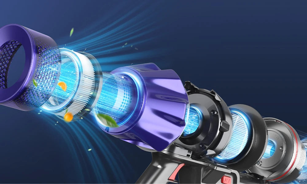 Laresar V7 Cordless Vacuum Cleaner with Removable Battery