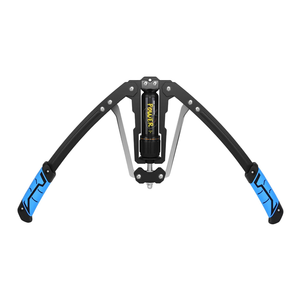Hydraulic Power Twister Arm Exerciser, Adjustable 10–200kg Resistance for Chest, Arms & Shoulders, Blue/Black