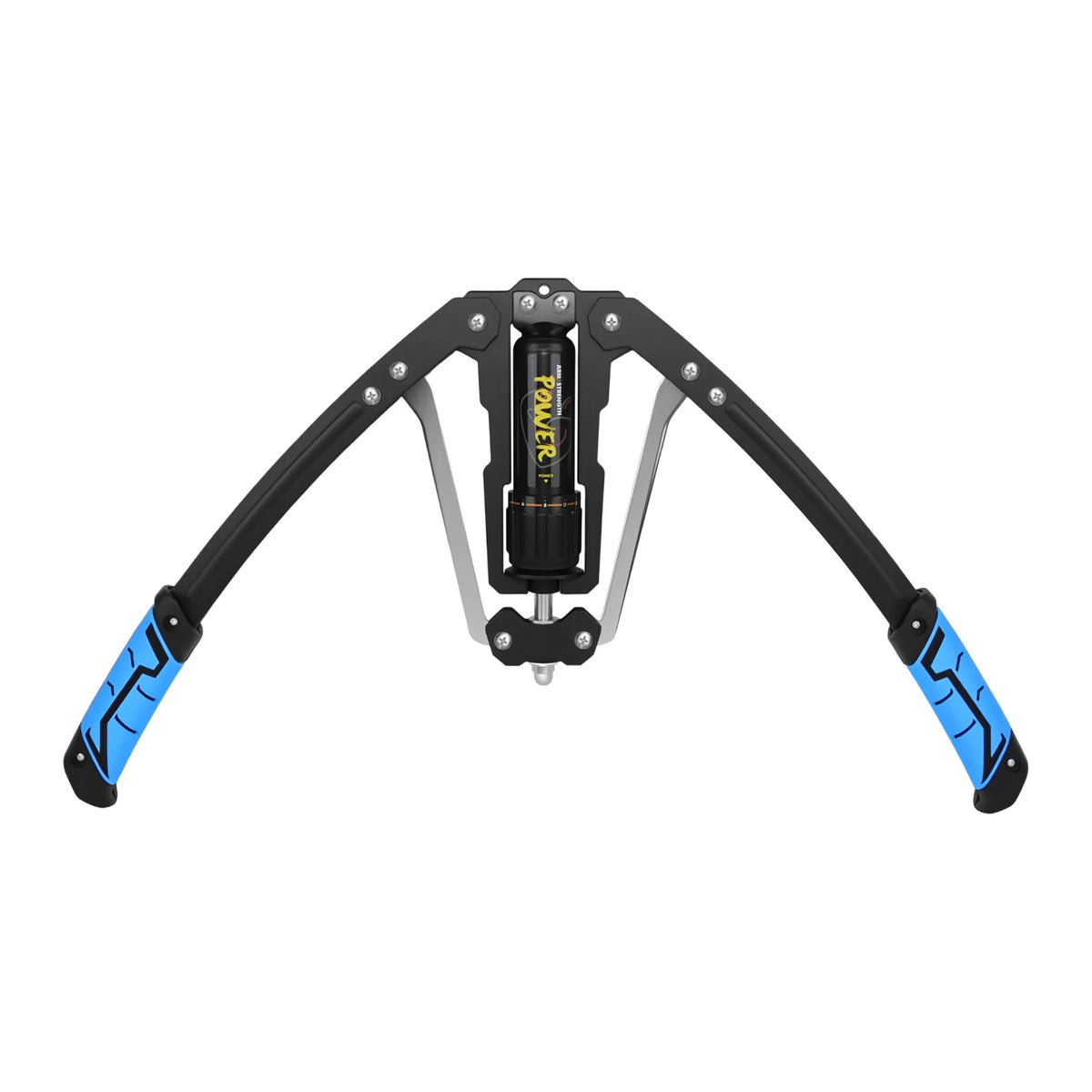 Hydraulic Power Twister Arm Exerciser, Adjustable 10–200kg Resistance for Chest, Arms & Shoulders, Blue/Black