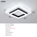 Modern Square Acrylic LED Ceiling Light — 24W, 6500K Cool White