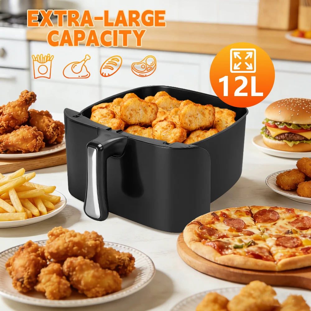 Superlex 12L Family Air Fryer Oven | 2400W Digital Display & Rapid Hot Air