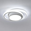 White Round LED Ceiling Light 6500K Cool White Modern Ceiling Lamp 32W for Bedroom Hallway Bathroom Kitchen Living Room