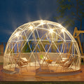 9.5ft Bubble Tent Garden Igloo Dome with LED PVC Cover