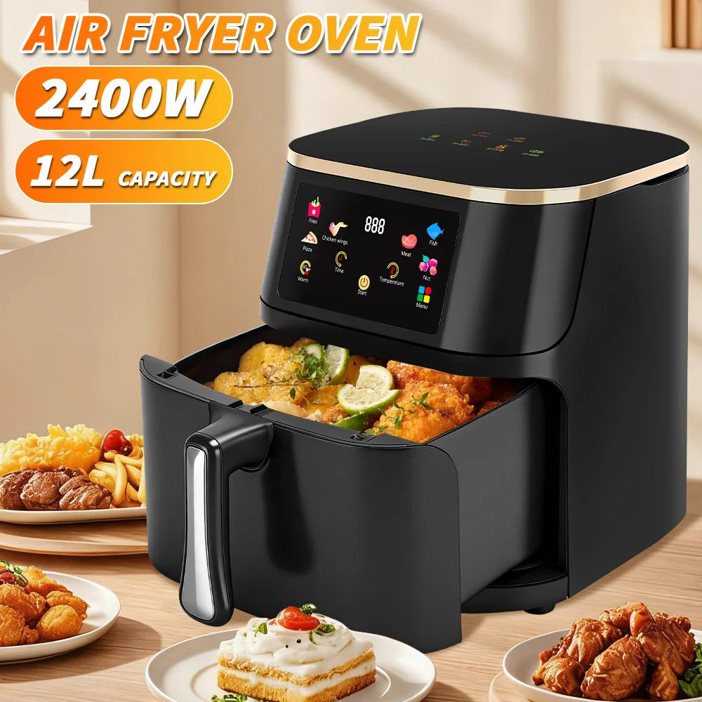 Superlex 12L Family Air Fryer Oven | 2400W Digital Display & Rapid Hot Air