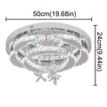 VETRULUS Luxury K9 Crystal Chandelier — Dimmable LED, Modern Ceiling Light