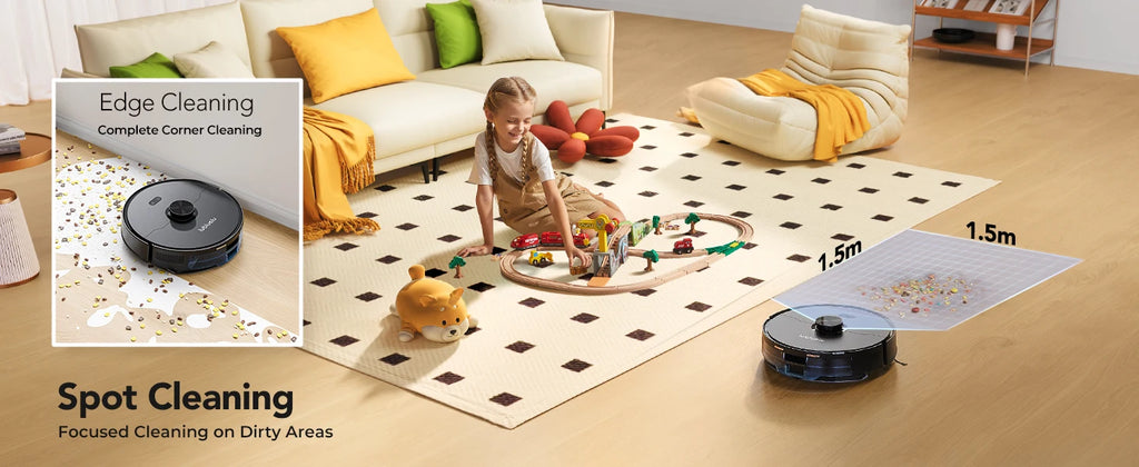 3-in-1 Robot Vacuum, Mop & Sweep – LiDAR Navigation, 5500Pa Suction, App & Alexa Control