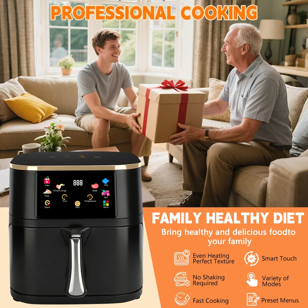 Superlex 12L Family Air Fryer Oven | 2400W Digital Display & Rapid Hot Air