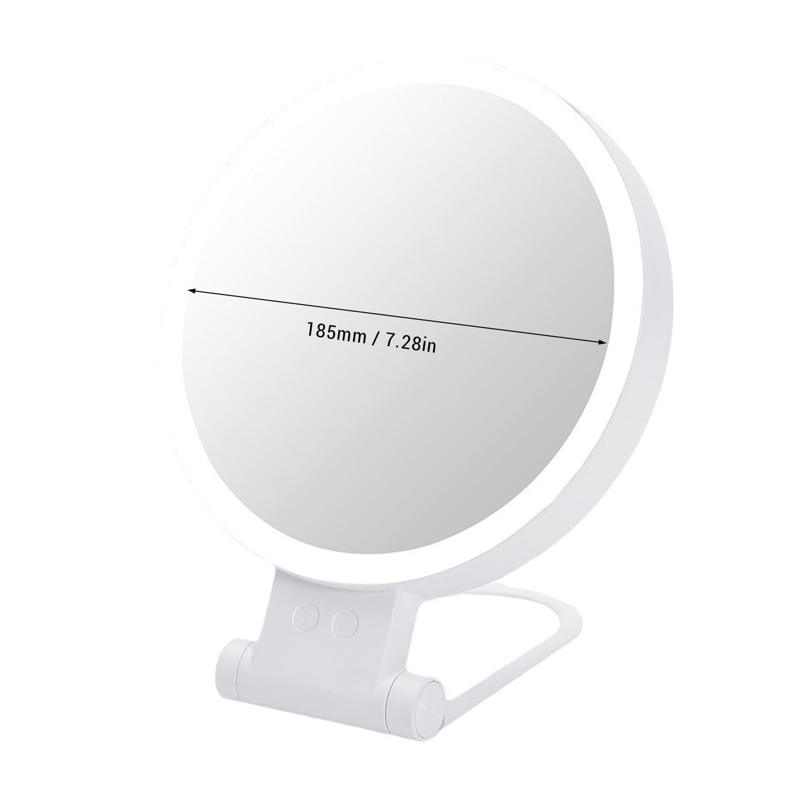 LED Makeup Mirror with 20x Magnifying Glass